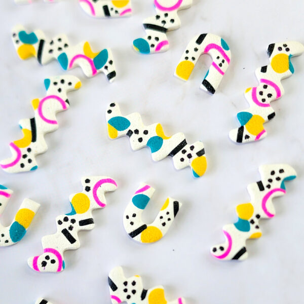 Add a splash of color to your look with our Confetti Carnival earrings. These fun and vibrant pieces bring playful energy to any outfit, perfect for those who love to stand out.