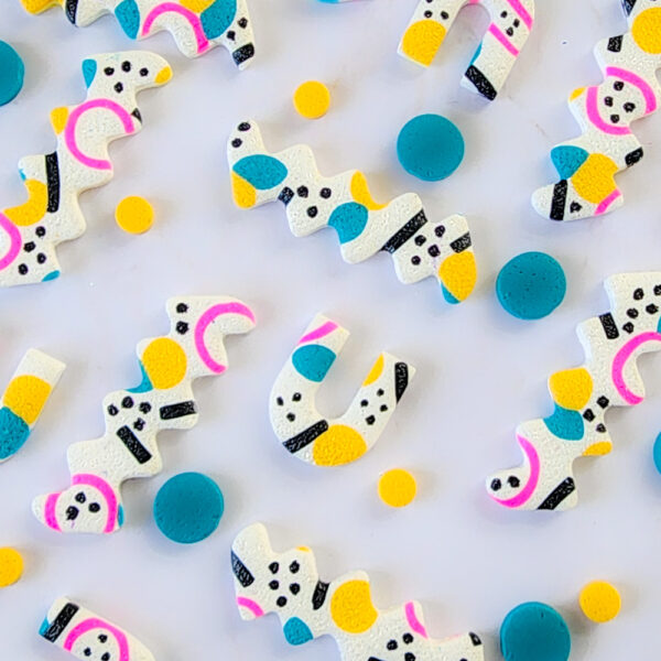 Add a splash of color to your look with our Confetti Carnival earrings. These fun and vibrant pieces bring playful energy to any outfit, perfect for those who love to stand out.