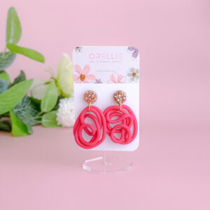 Bring a splash of vibrant charm to your wardrobe with the Lush Swirls earrings from Orellie. These playful, colorful designs are perfect for making a statement, crafted with care in New Zealand